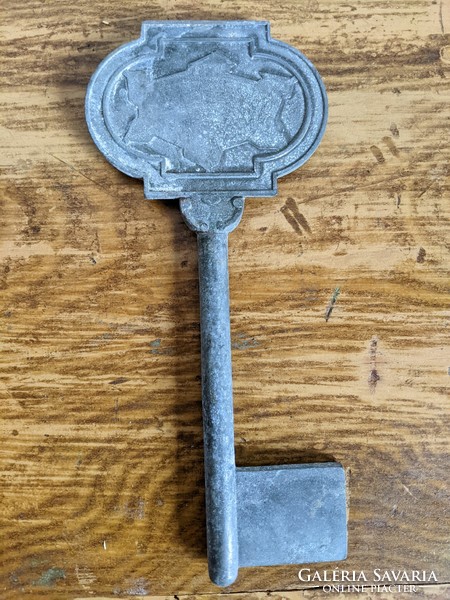 Decorative key with Cyrillic inscription