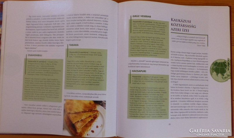 World table - with lots of recipes - great János of Juhani
