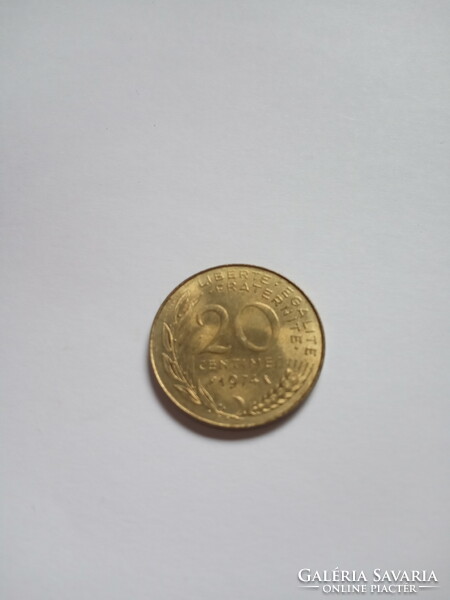 Szép 20 Centimes Franciaország 1974 !