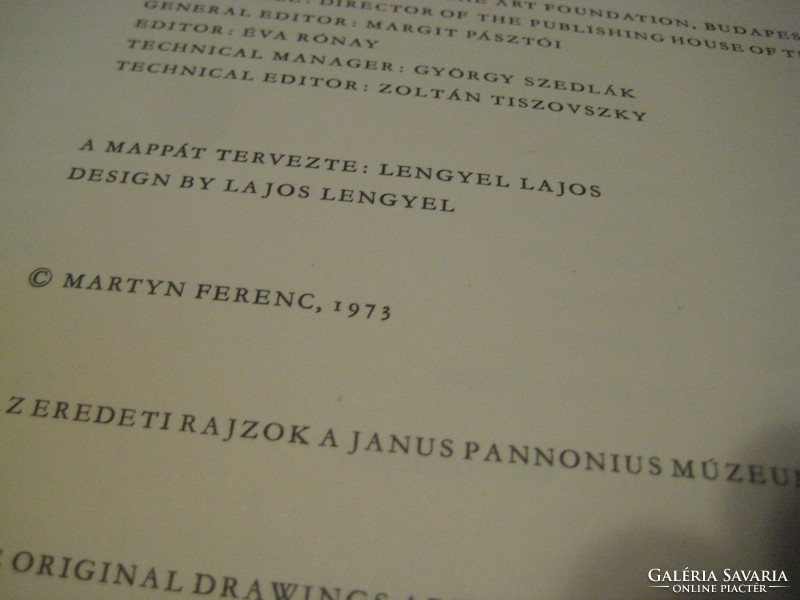 Martyn Ferenc  mappa : Petöfi olvasása közben  , Csorba György előszavával   20 db képpel
