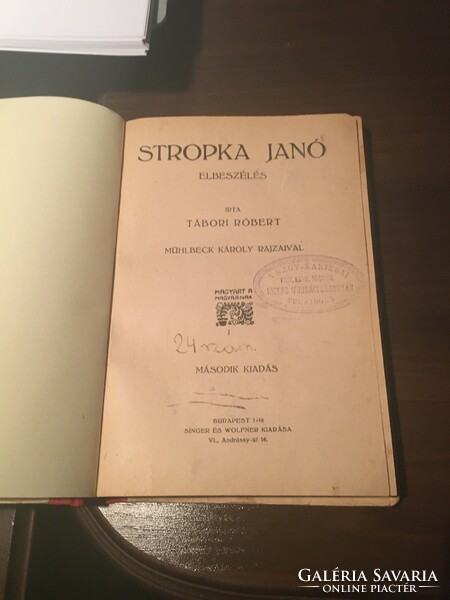 Tábori: jánó stropka /1916 / with drawings by Mühlbeck !!!!