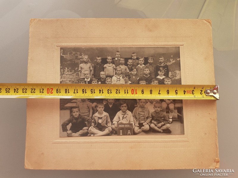 Old children's photo group photo vintage photo school class photo 1930-31