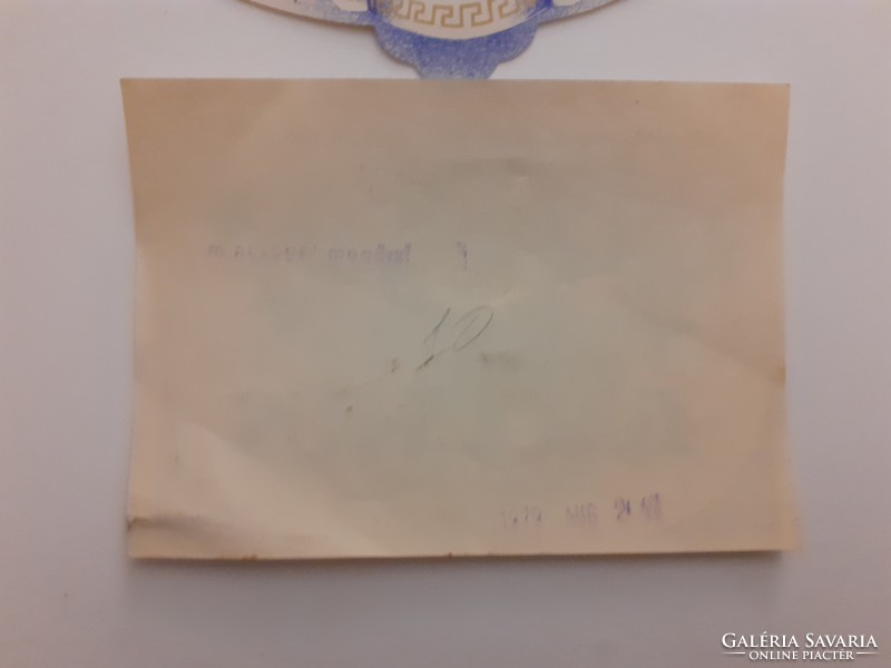 Retro pezsgős üvegcímke 1979 Bacchus tankpezsgő pezsgő címke
