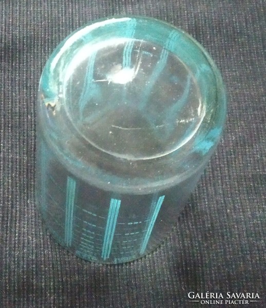 Retro thick-walled green glass calorie dispenser