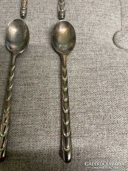 Silver-plated coffee spoons 6 pcs a34