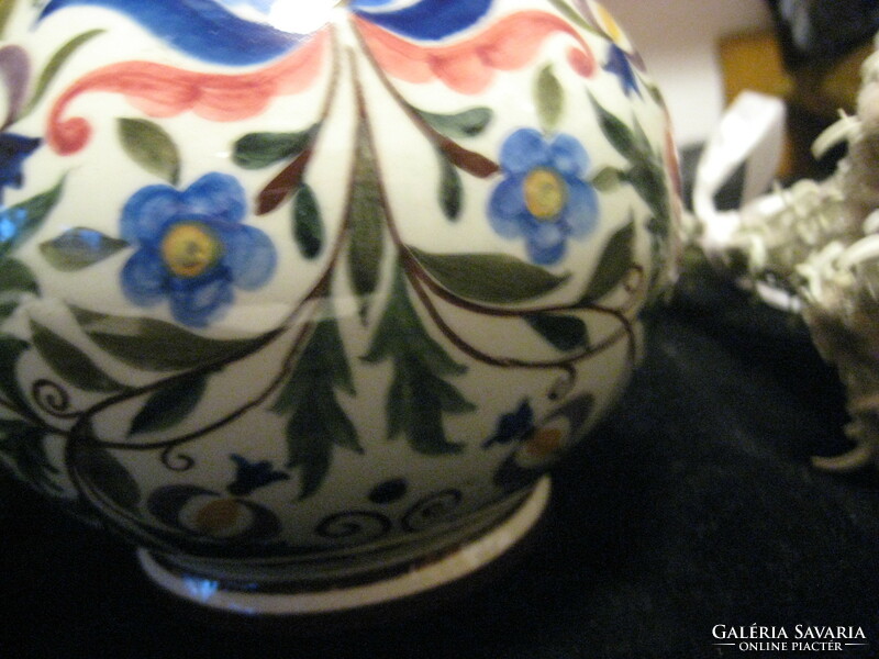 Beautiful antique vase by Városlődi - Mayer, marked but difficult to photograph, 22 cm
