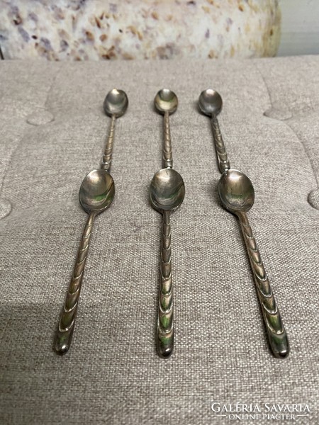 Silver-plated coffee spoons 6 pcs a34