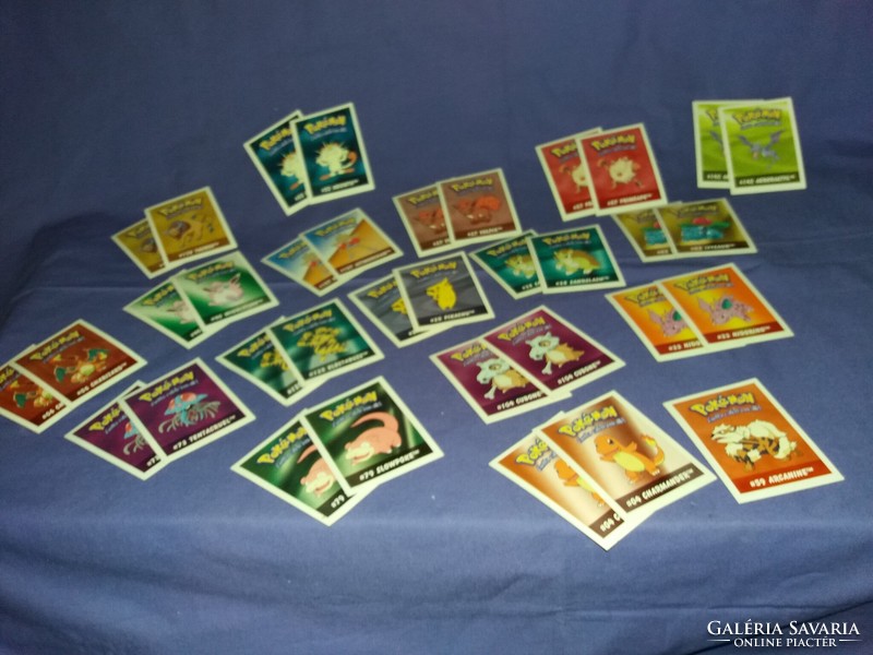 Retro POKEMON játékkártya szerep játékhoz  a képek a képek szerint