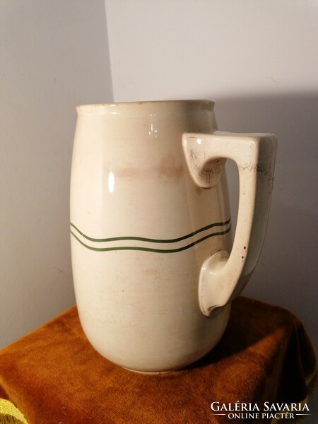 Antique ceramic wash jug, Saargemünd