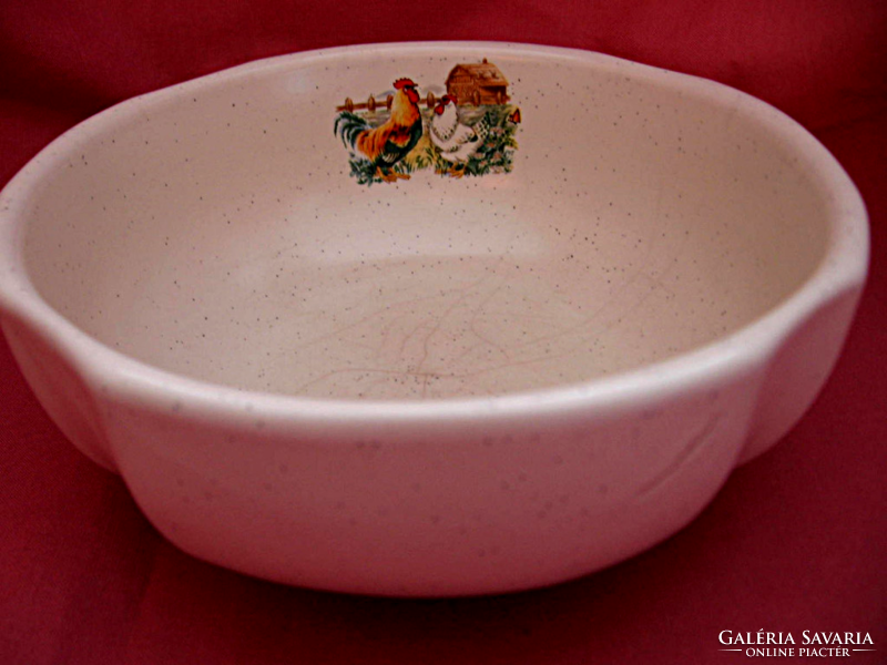 Rooster, chicken muesli, soup bowl, bowl