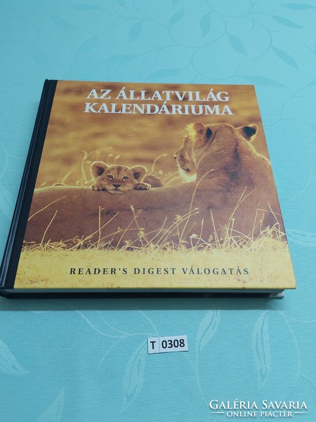 T0308 readers digest calendar of the animal world