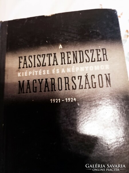 The construction of the fascist system and the national misery in Hungary 1921-1924.