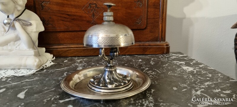 Antique silver-plated Berndorf hotel bell