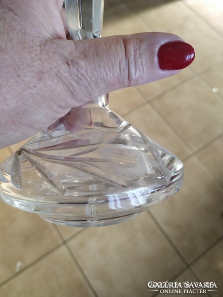 Crystal, polished perfume glass, decorative glass for sale!