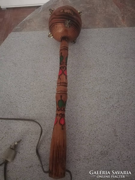 Wooden mace, wall decoration