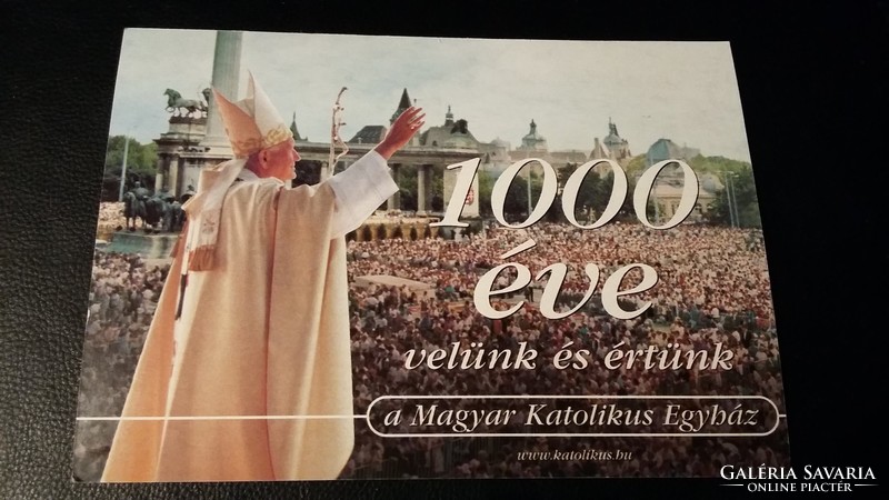 Magyar Katolikus Egyház által kiadott képeslap népszámlálásra