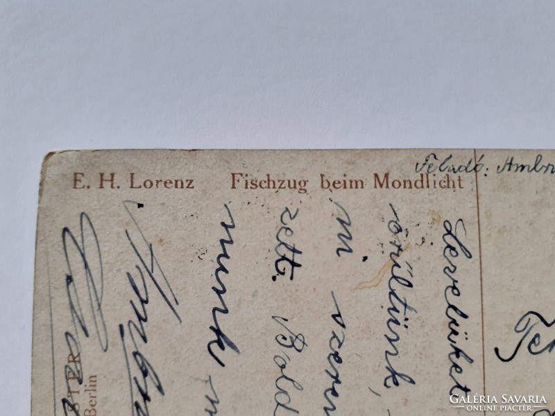 Régi képeslap 1932 E.H. Lorenz művészlap képes levelezőlap