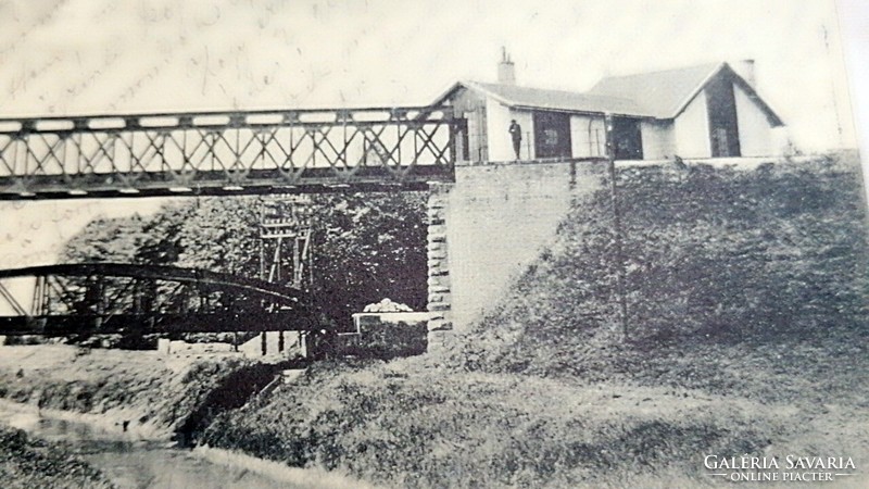 Dombóvár Kapos híd  1906!             123.
