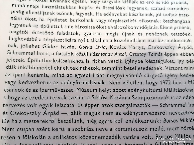 Koczogh Ákos : Kerámia, porcelán, üveg (Mai magyar iparművészet) 1975.