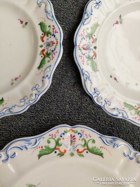 Alt wien antique Viennese porcelain plates from the 1855-56 Biedermeier period