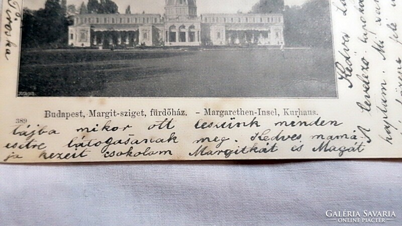Budapest Margitsziget Fürdőház 1901.              183.