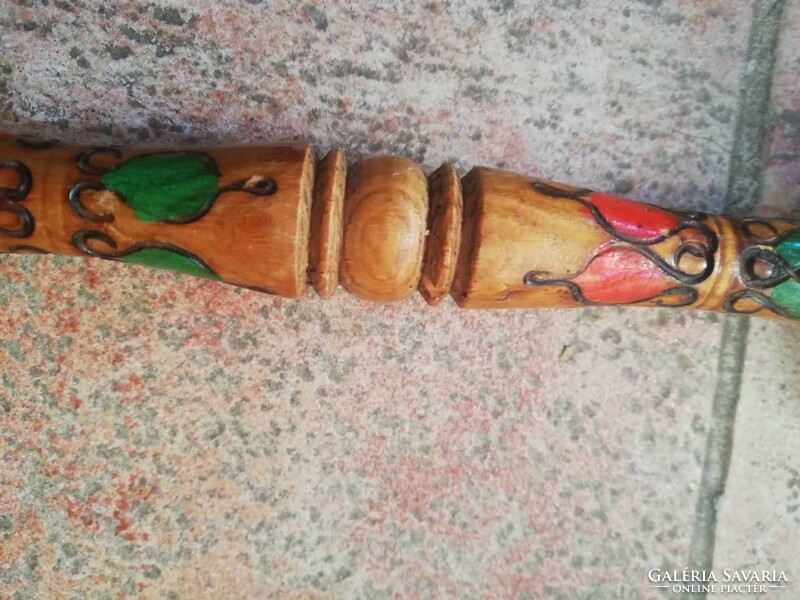 Wooden mace, wall decoration