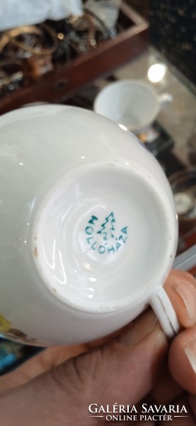 Hollóházi porcelán kávéscsészék, 4 db, pótlásnak, ajándéknak