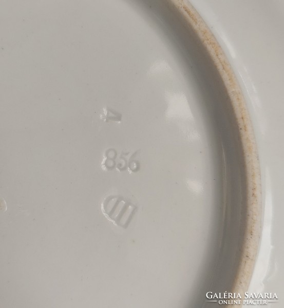 Alt Wien antik bécsi porcelán tányérok 1855-56 biedermeier időszakból