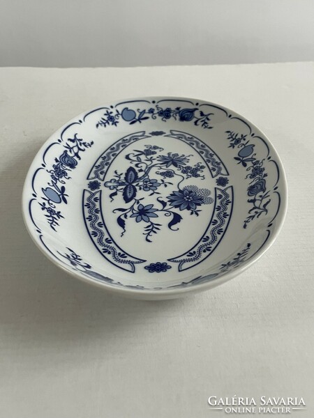 German porcelain onion pattern (zwiebelmuster) oval serving bowl