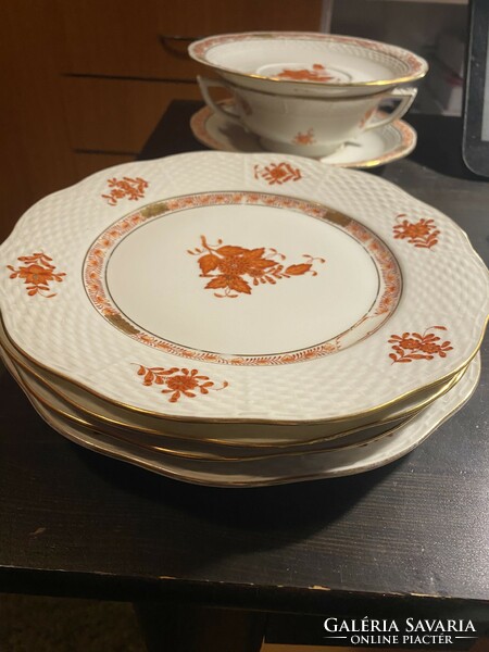 Herend appony pattern dessert plates. Travel guide