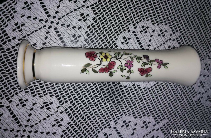Zsolnay 20 cm-es henger váza és gyűrűtartó