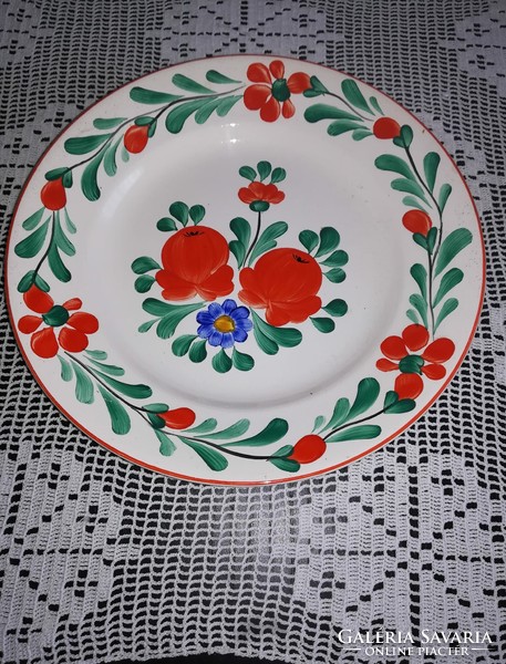 Folk painted wall plates