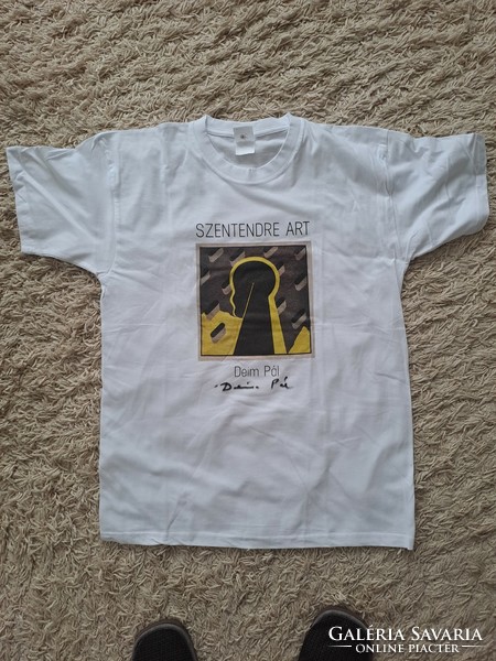 Pál Deim's artwork printed on a T-shirt