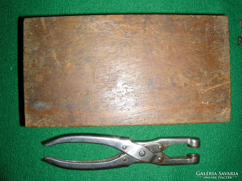 Antique watch tool, embossing set