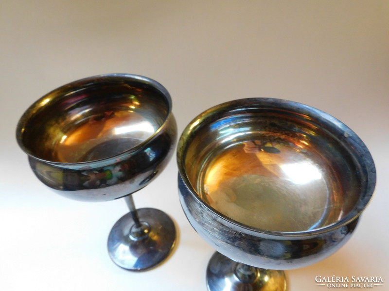 Sheridan in pairs of vintage silver-plated cups