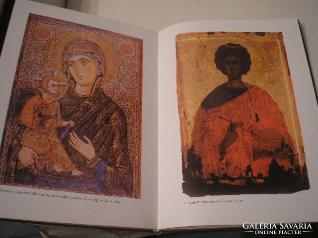 Szakkönyv  ikonfestészetet felölelő Könyve Görög Bolgár Román Ukrán Orosz Szerb SZÉP ÁLLAPOTÚ