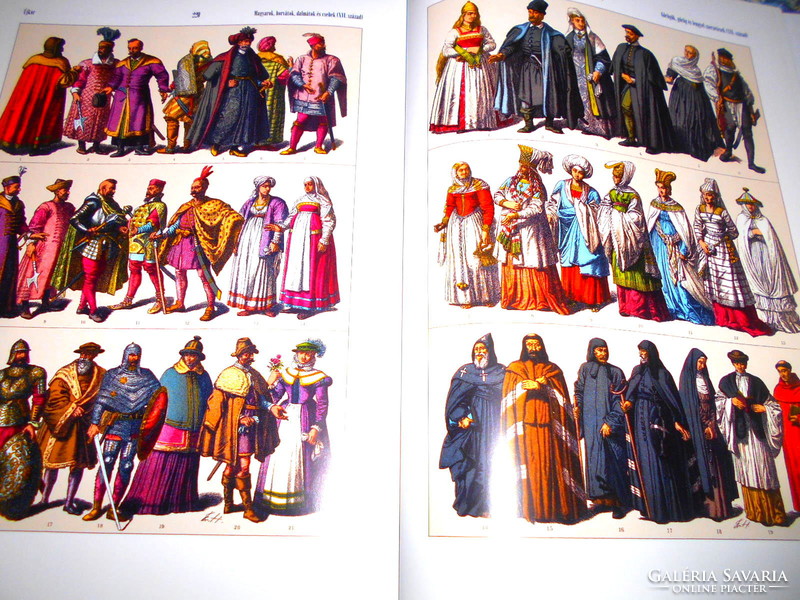 ++++++++Nagy viseletkönyv- Világ népeinek viseletei és  használati tárgyai XIX századig
