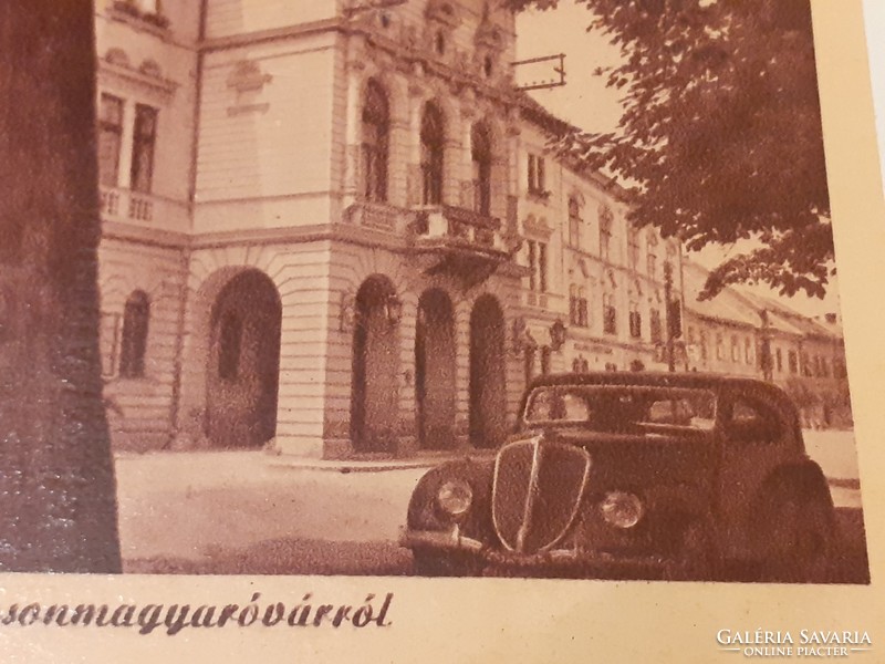Régi képeslap 1954 Mosonmagyaróvár fotó levelezőlap