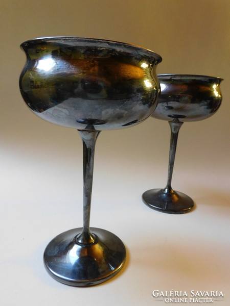 Sheridan in pairs of vintage silver-plated cups