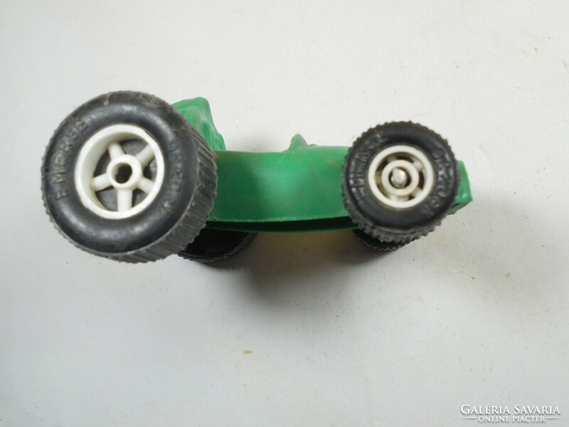 Retro toy plastic racing car