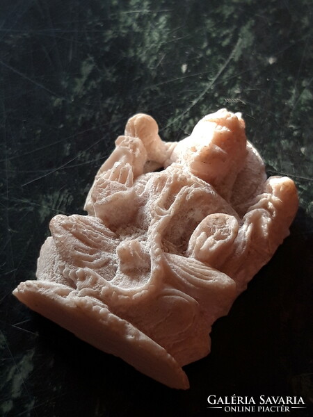 Old small stone carved lakshmi / laxmi