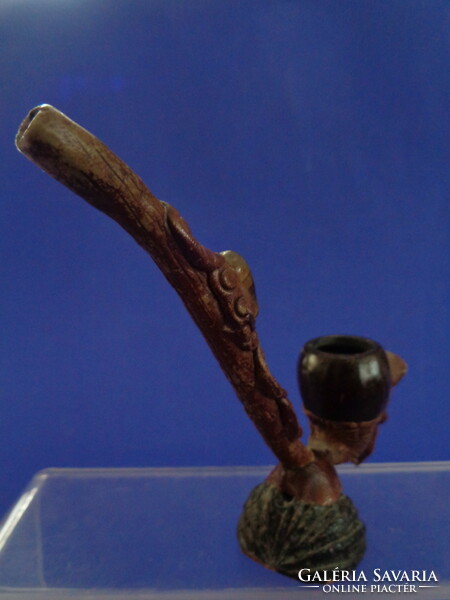 Unique carved antique pipe