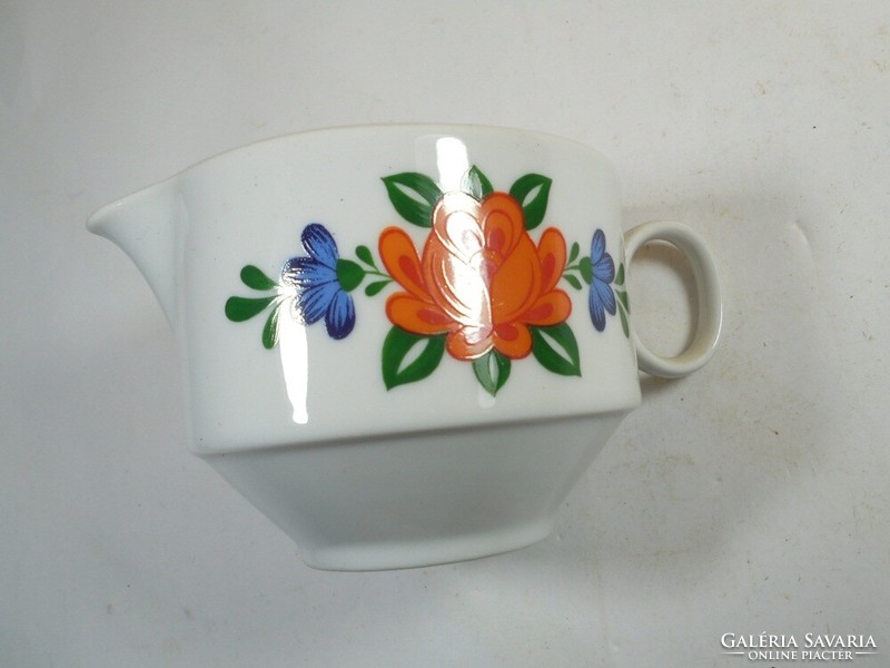 Retro old floral milk spout milk spout - bavaria winterling porcelain