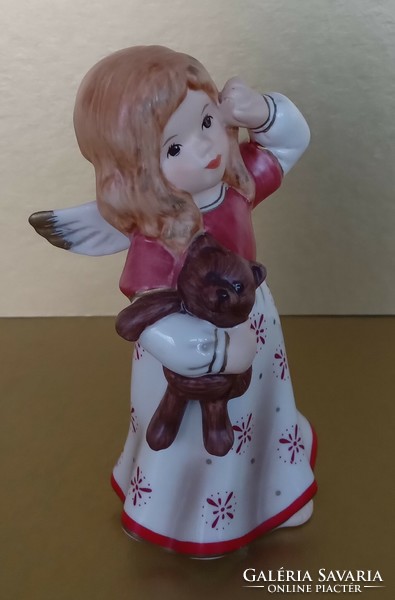 Goebel angel with teddy bear (10 cm)