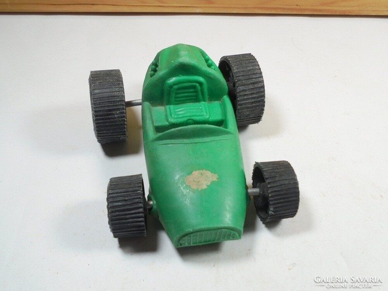 Retro toy plastic racing car