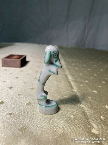 Mini Herend dog porcelain figure.