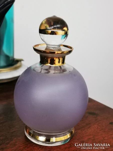 Floral perfume bottle