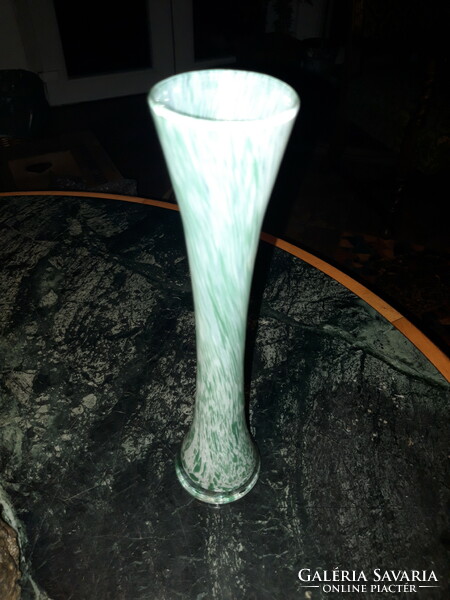 Murano green vase - 26 cm