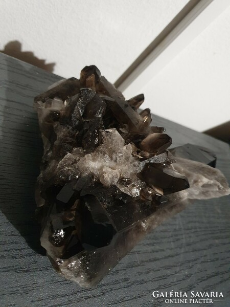 Smoky quartz mineral battery 2.4 kg