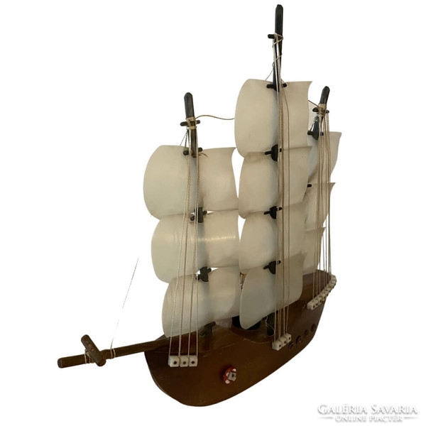 Retro klipper hajómodell asztali hangulatvilágításnak